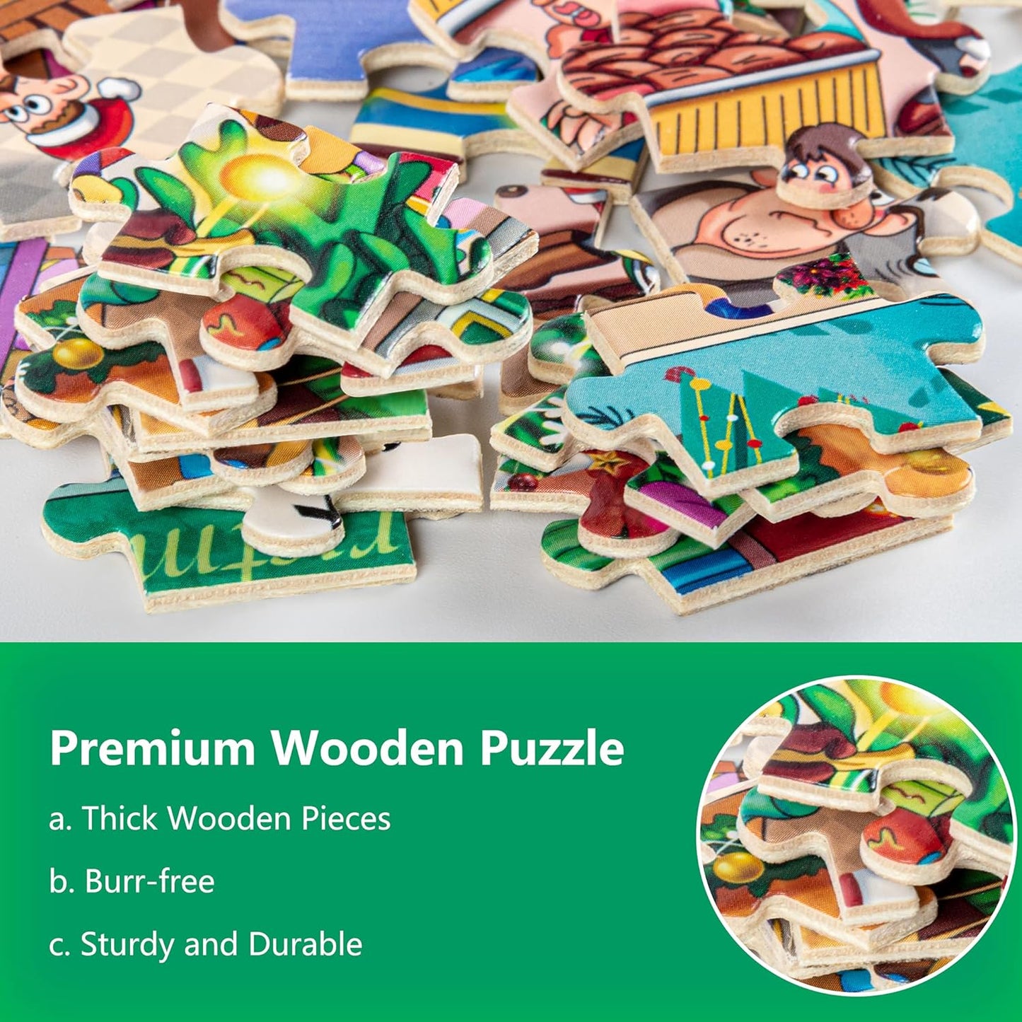 BECKO JIGSAW PUZZLE 500 PIECE CHRISTMAS SUPERMARKET - baby enRoute