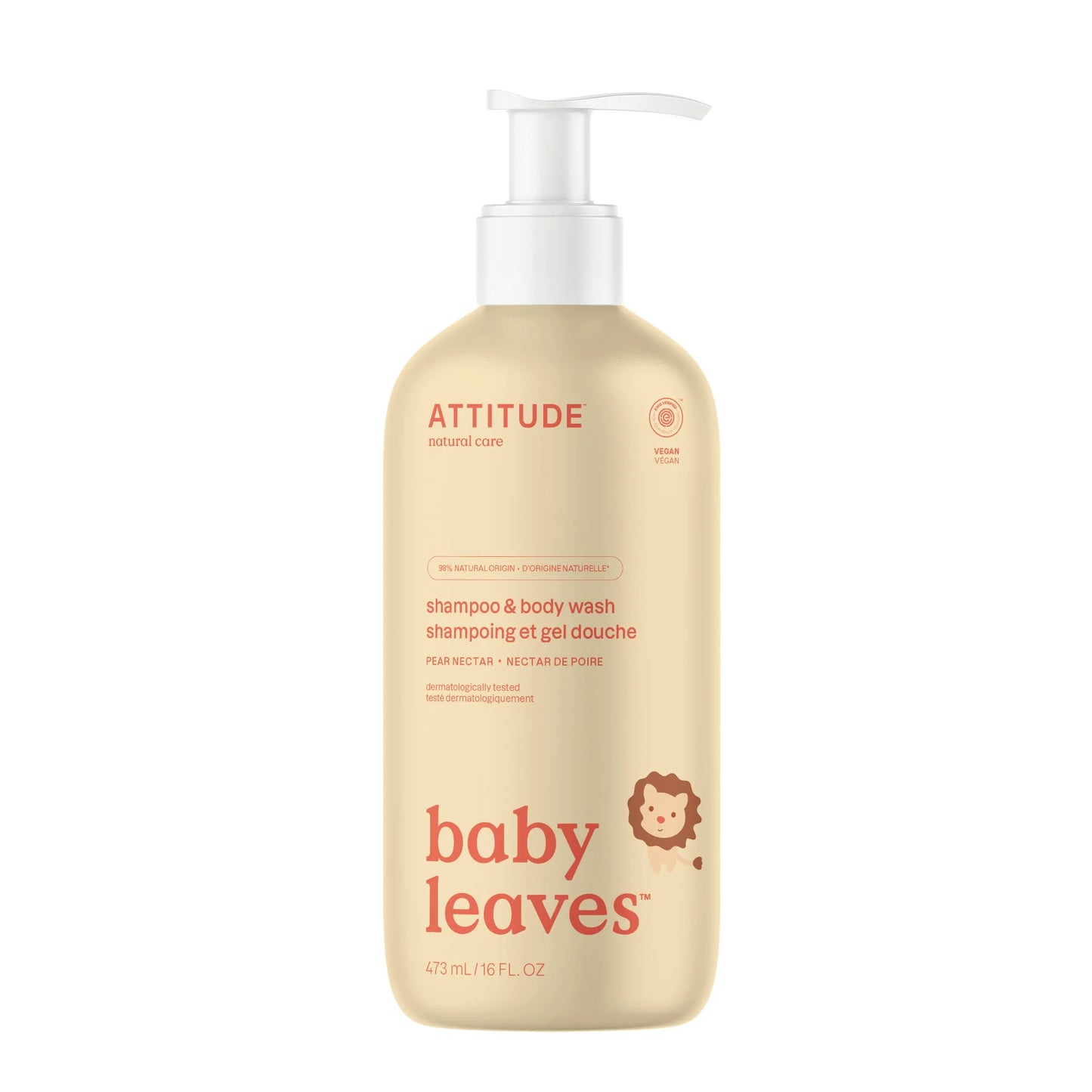 ATTITUDE BABY SHAMPOO AND BODY FOAMING WASH 473 ML - baby enRoute