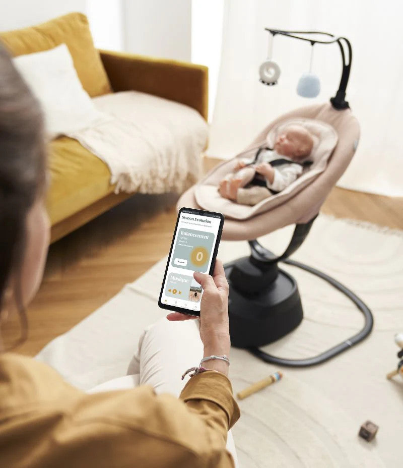 Babymoov Baby Swing Swoon Evolution Connect Mocca