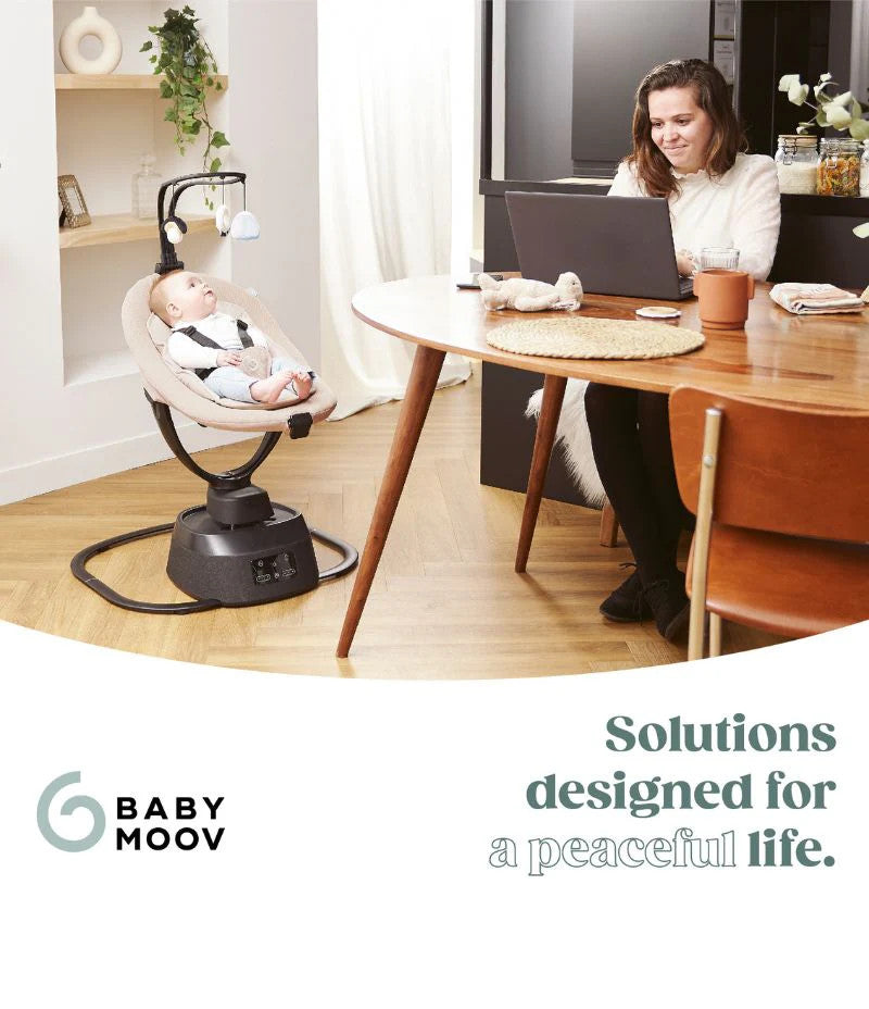 Babymoov Baby Swing Swoon Evolution Connect Mocca