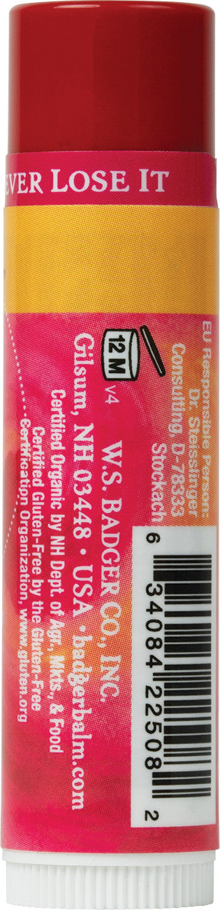 Badger Organic Pink Grapefruit Lip Balm 4.2G