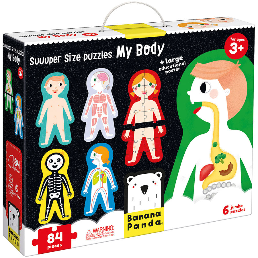BANANA PANDA SUUPER SIZE PUZZLE MY BODY - baby enRoute