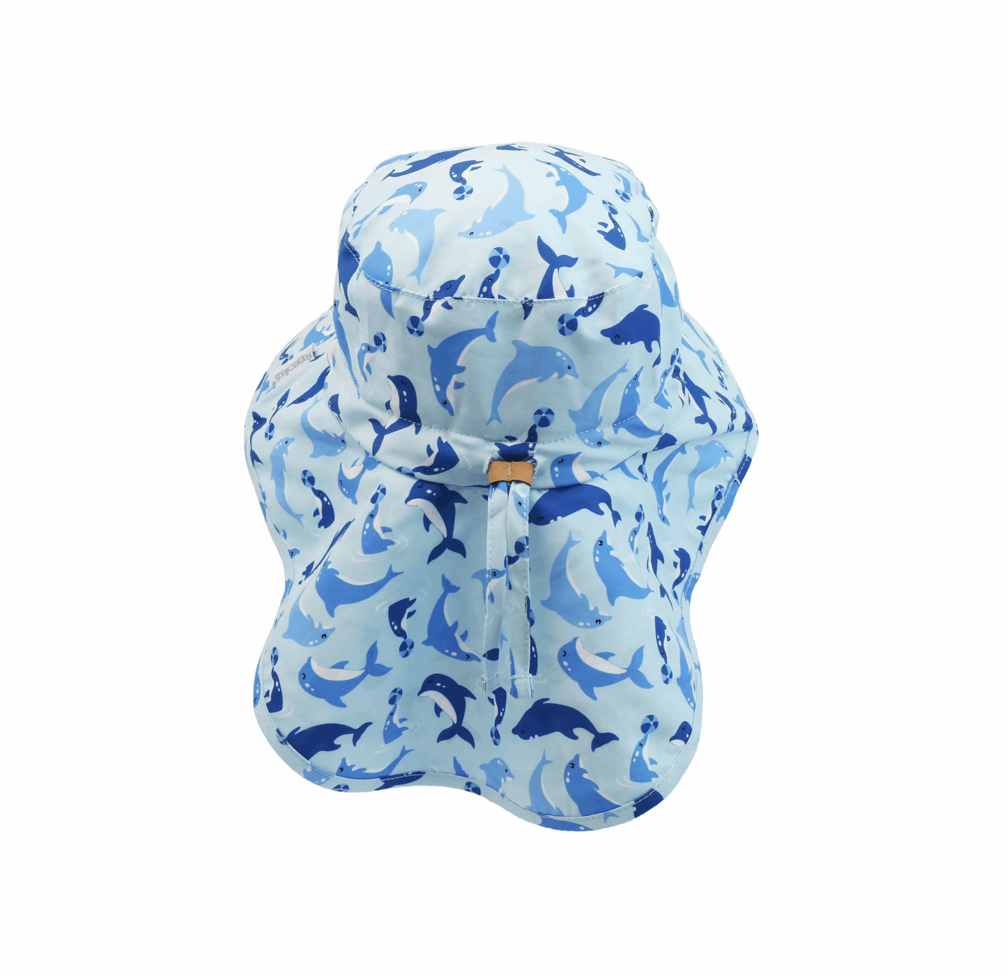 FLAPJACKKIDS KIDS SUN HAT WITH NECK CAPE DOLPHIN - baby enRoute
