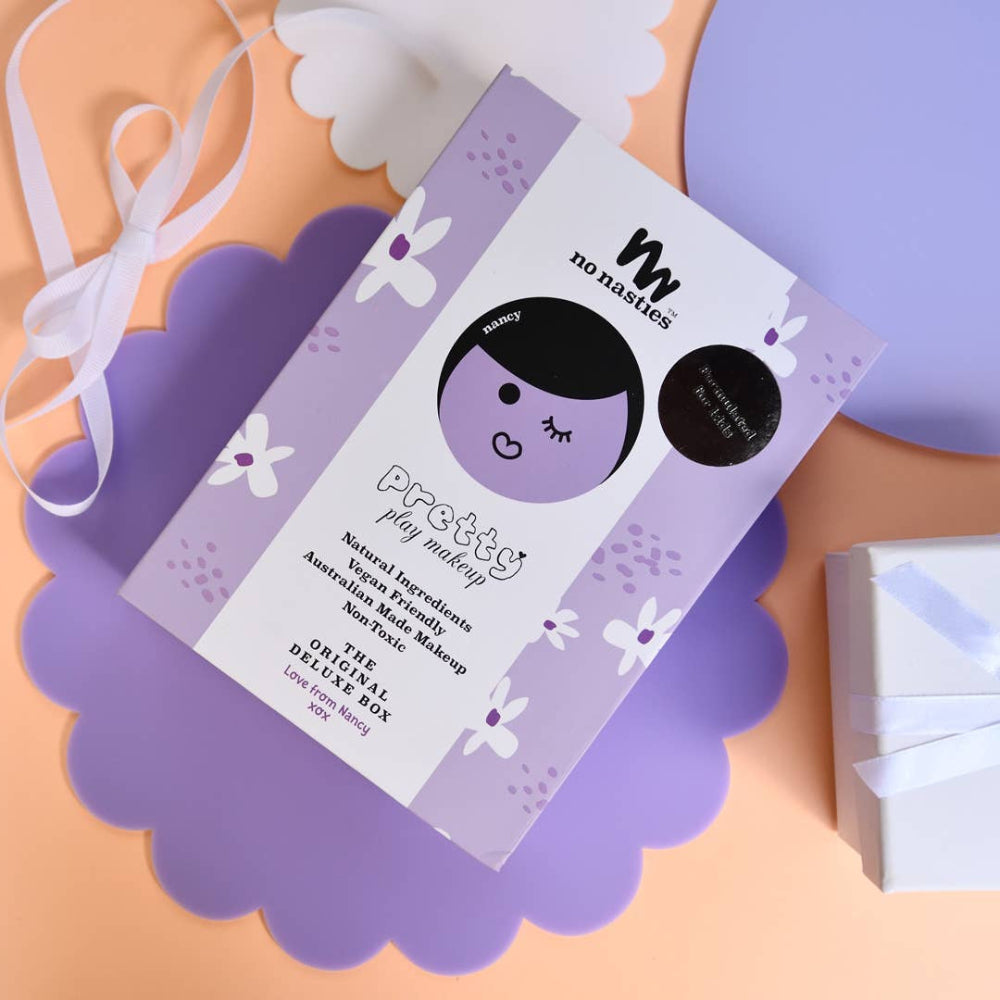 no nasties kids - Nancy Kids Natural Pressed Powder Purple Makeup Palette Kit - baby enRoute