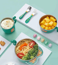 Bc Babycare Stainless Steel Feeding Set 5Pcs