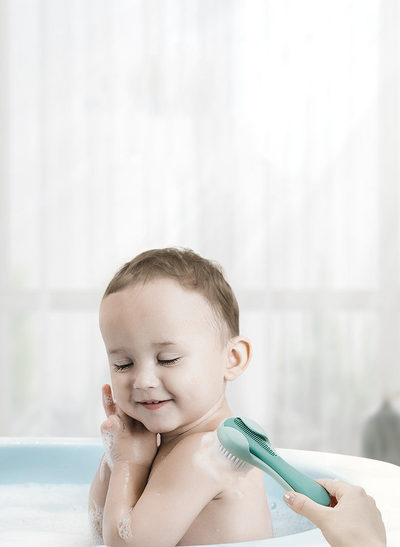 BC BABYCARE BABY COMB & BRUSH SET GREEN - baby enRoute