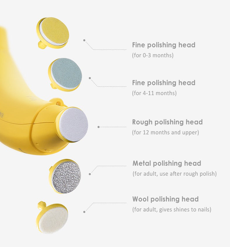 Bc Babycare Electric Nail Trimmer/Polisher