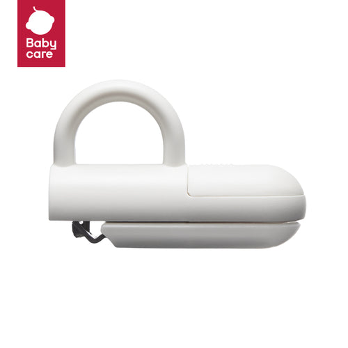Babycare nail care kit white plastic curved handle