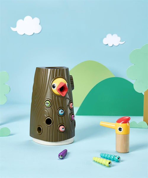 Bc Babycare Woodpecker Catching & Feeding Toy Set