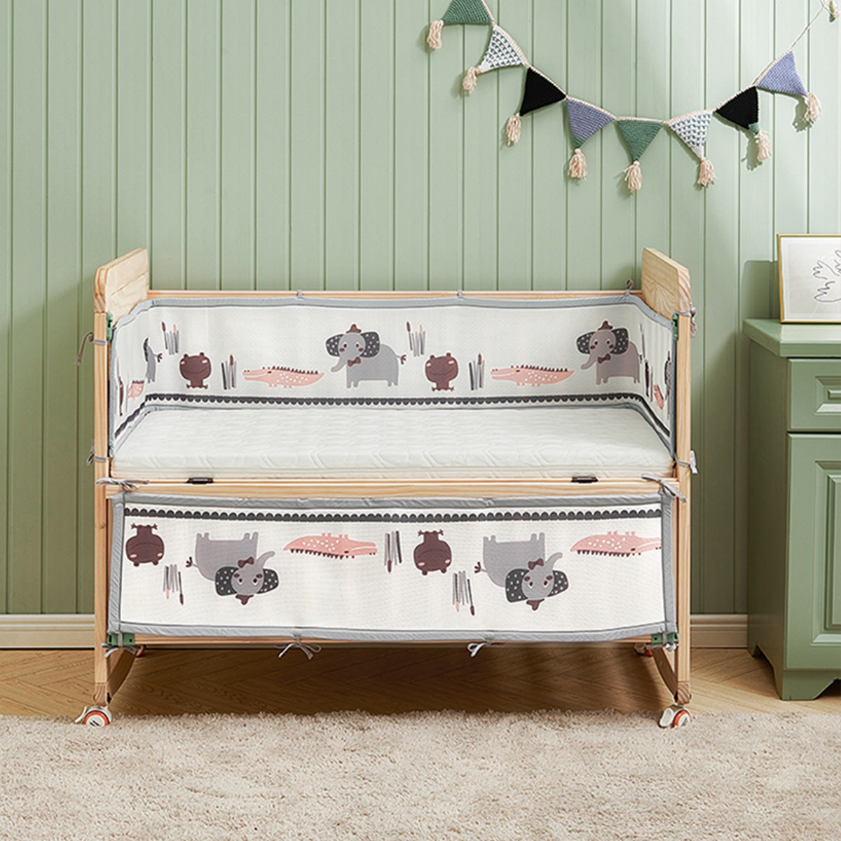 BC BABYCARE CRIB BUMPER (70X130CM)