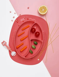 Bc Babycare Silicone Anti Slip Plate Fish