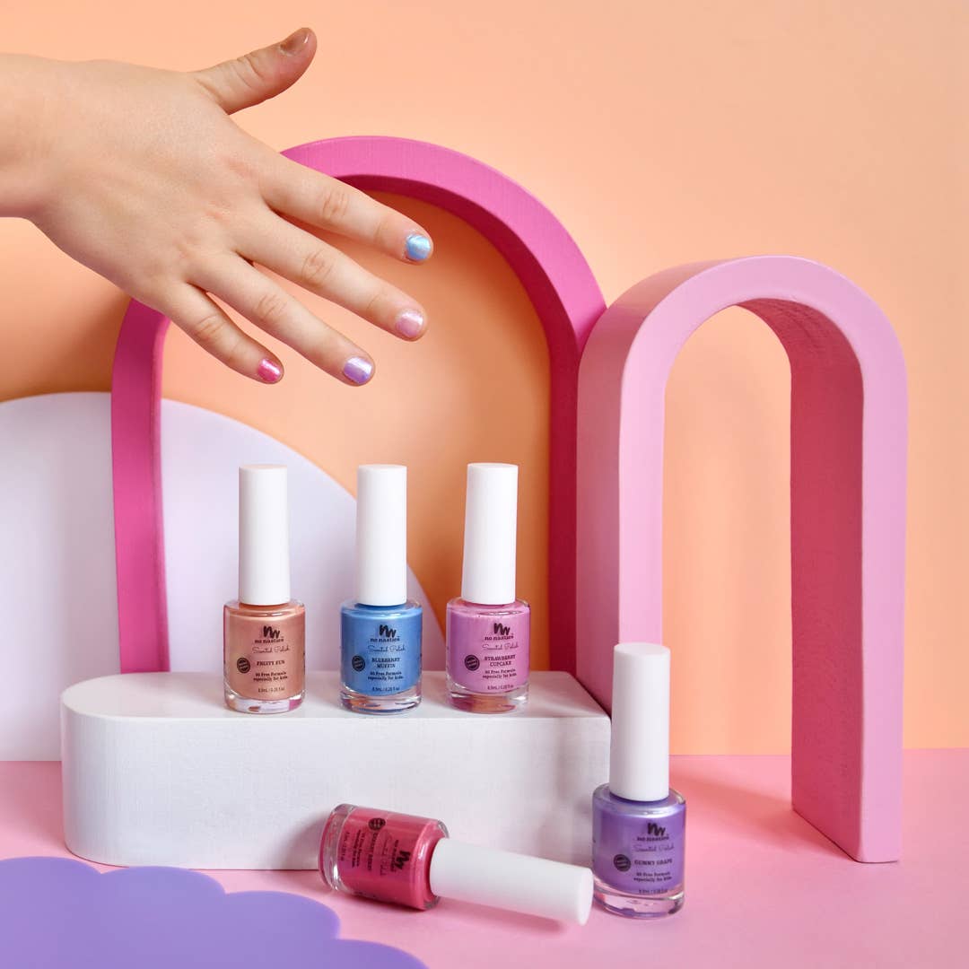 No Nasties Kids 20 Free Water Based Scented Scratch Off Kids Nail Polish