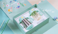 BEAR BENS WATER BOTTLE SET OCTOPUS GREEN