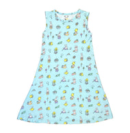BELLABU BEAR EASTER BUNNIES BAMBOO GIRLS' DRESS