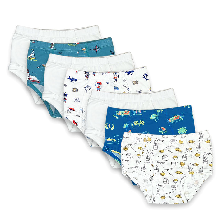 BELLABU BEAR BOY'S BAMBOO UNDERWEAR 7-PACK