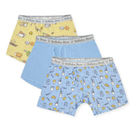 BELLABU BEAR BOY'S BOXER BRIEF BAMBOO UNDERWEAR SPRING 3-PACK BRUNCH
