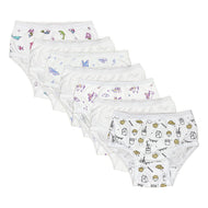 BELLABU BEAR GIRL'S BAMBOO UNDERWEAR 7-PACK