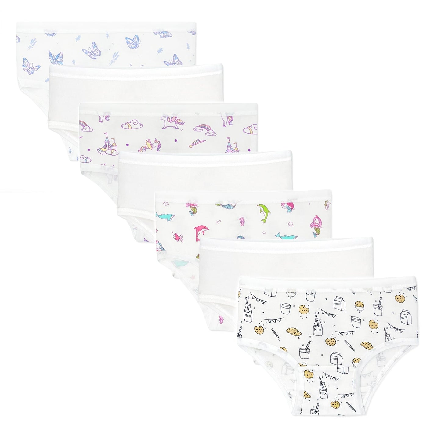 BELLABU BEAR GIRL'S BAMBOO UNDERWEAR 7-PACK CORE - baby enRoute