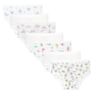 BELLABU BEAR GIRL'S BAMBOO UNDERWEAR 7-PACK CORE