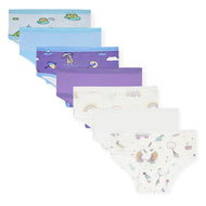 BELLABU BEAR SPRING GIRL'S BAMBOO UNDERWEAR 7-PACK
