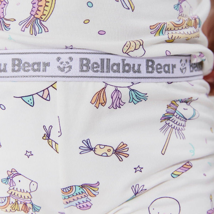 BELLABU BEAR BAMBOO KIDS SHORT SET PINATA