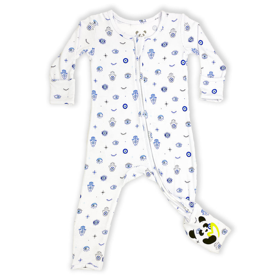 BELLABU BEAR THE EYE BAMBOO CONVERTIBLE FOOTIE