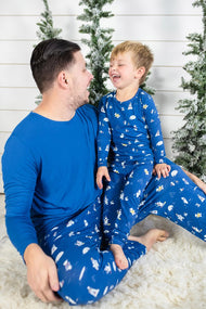 BELLABU BEAR POLAR BEAR BAMBOO MEN'S PAJAMA SET