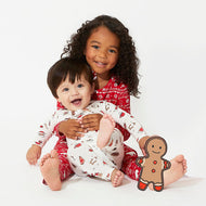 BELLABU BEAR CHRISTMAS COOKIES BAMBOO CONVERTIBLE FOOTIE