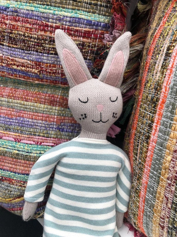 Best Years Organic Cotton Knitted Doll Plush Toy Bunny