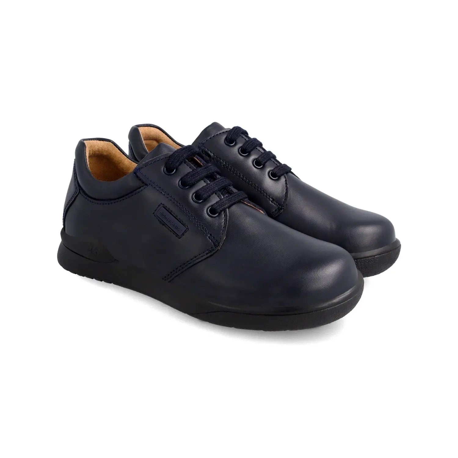 Biomecanics Black Napa Cordones School Shoes
