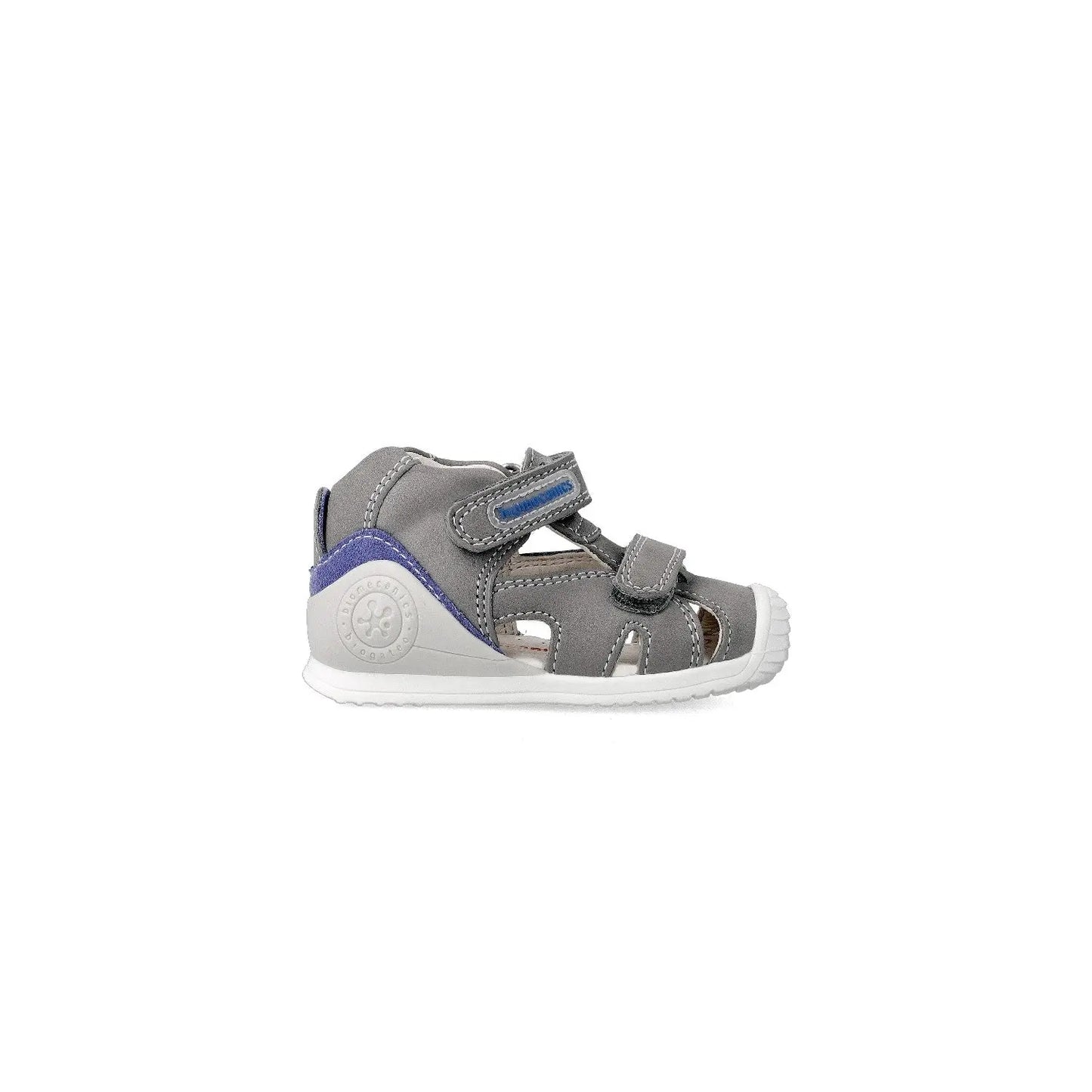 Biomecanics sandalia estampada gris con tiras
