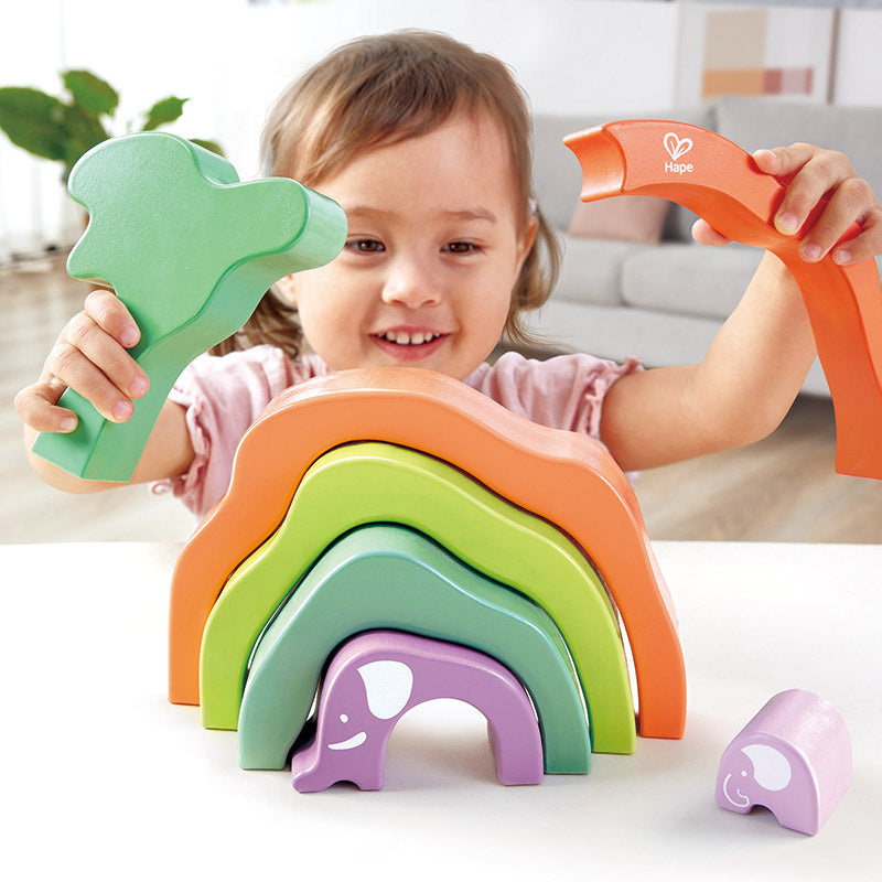 HAPE SAFARI ELEPHANT STACK BLOCKS