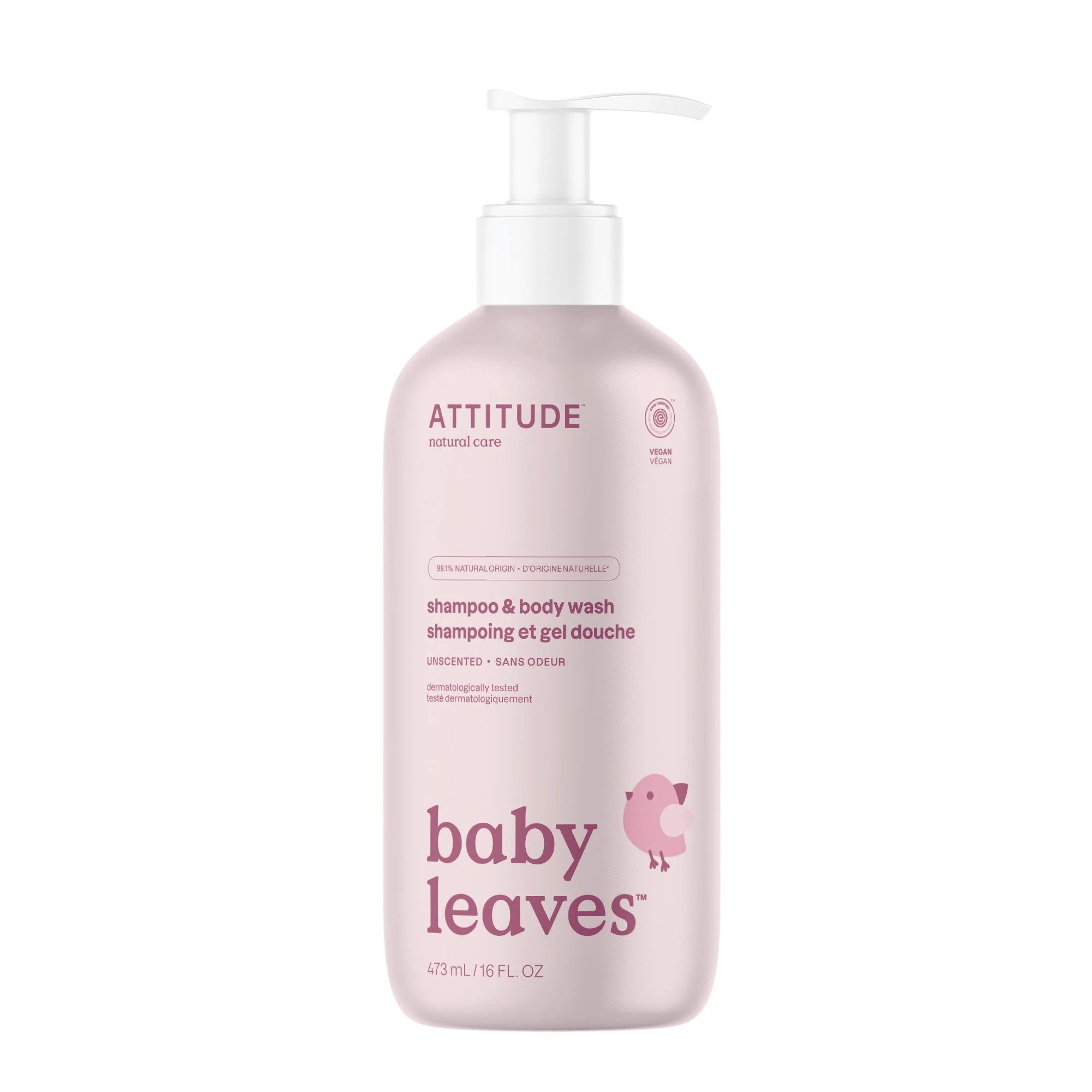 ATTITUDE BABY SHAMPOO AND BODY WASH 473 ML