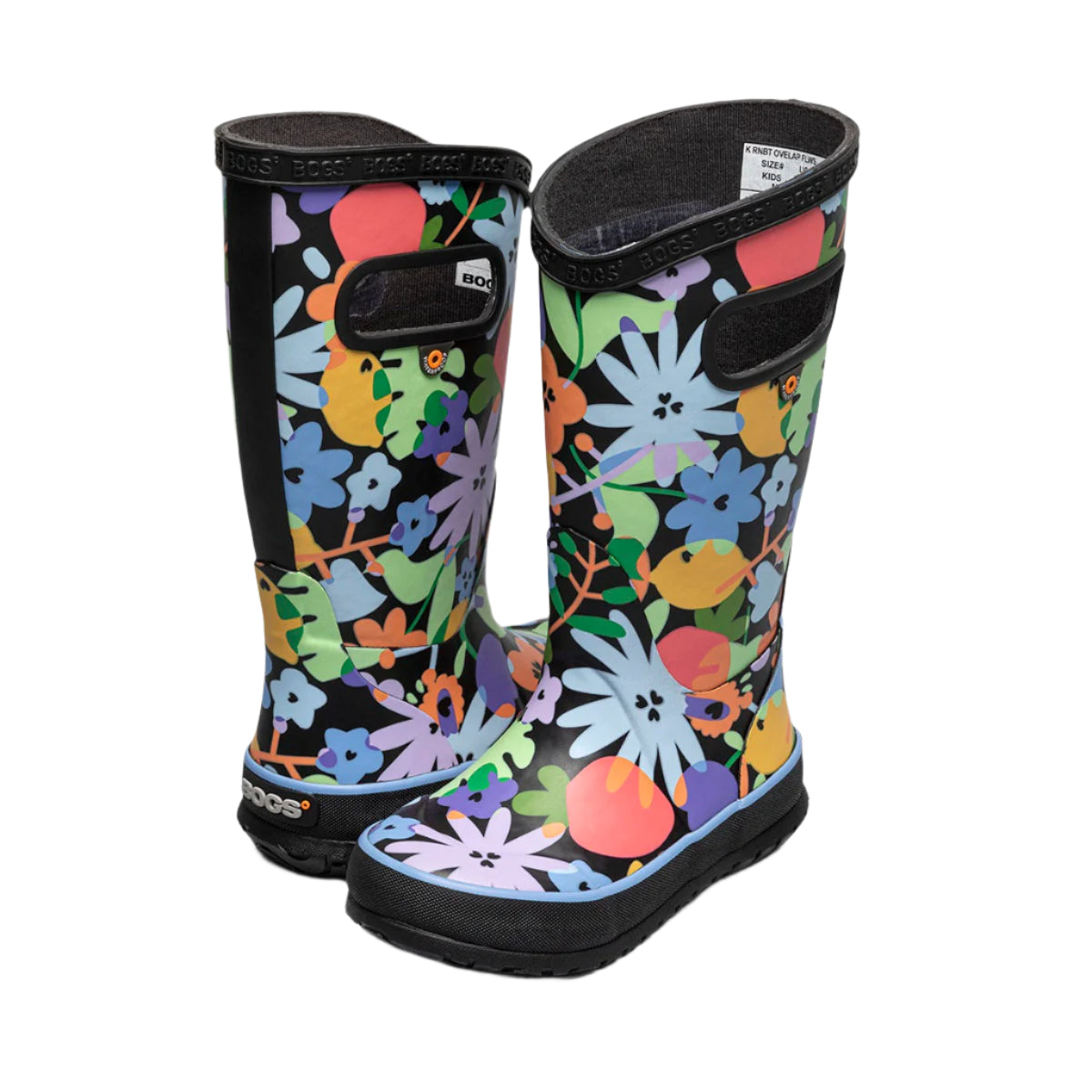 BOGS RAINBOOT OVERLAP FLOWERS