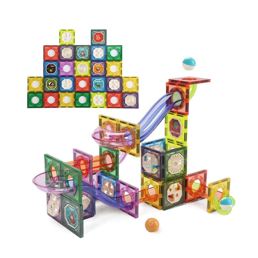 Cute Stone Magnetic Tiles Magnetic Blocks Building Toys 85pcs