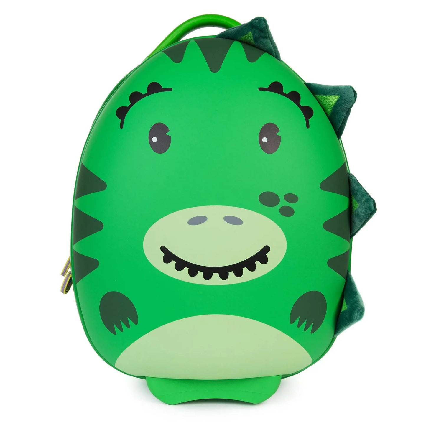 Boppi Tiny Trekker kids backpack in green dinosaur design