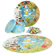 BOPPI 150 PIECE KIDS ROUND JIGSAW PUZZLE