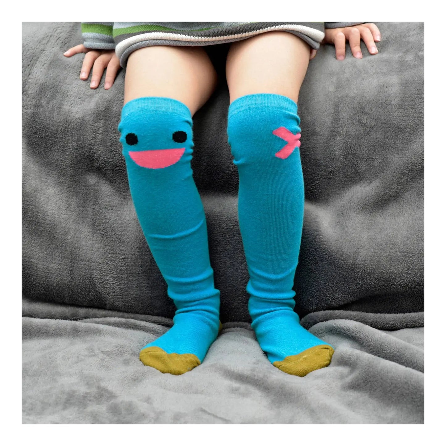 BOXBO WISTITI HIGH SOCK BLUE - baby enRoute