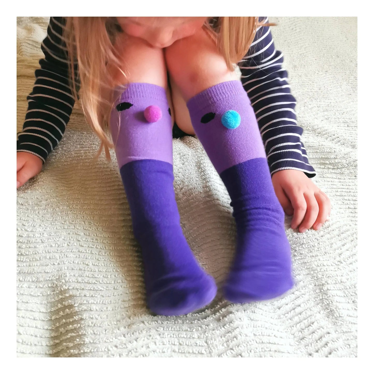 BOXBO WISTITI HIGH SOCK VIOLET - baby enRoute