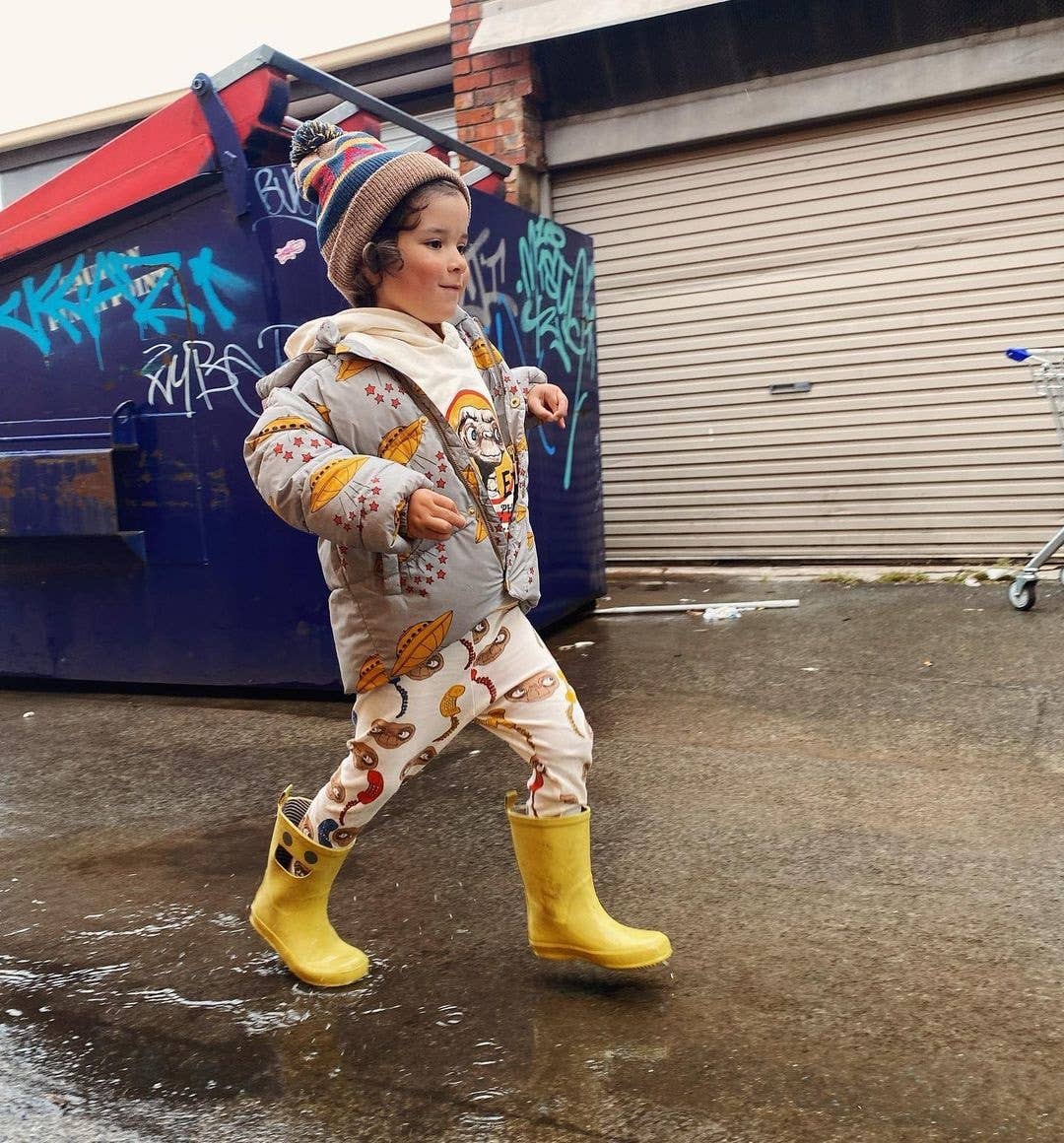 BOXBO WISTITI RAINBOOTS MOUTARDE