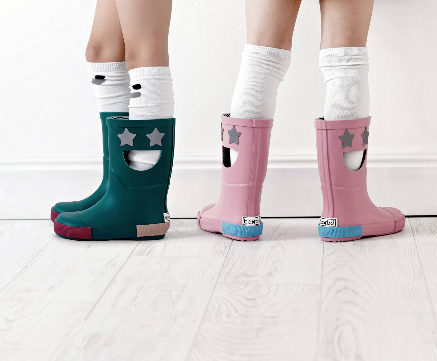 BOXBO WISTITI RAINBOOTS STAR PINK - baby enRoute