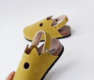 Boxbo Fox Cork Clog Unisex Sandal Mustard
