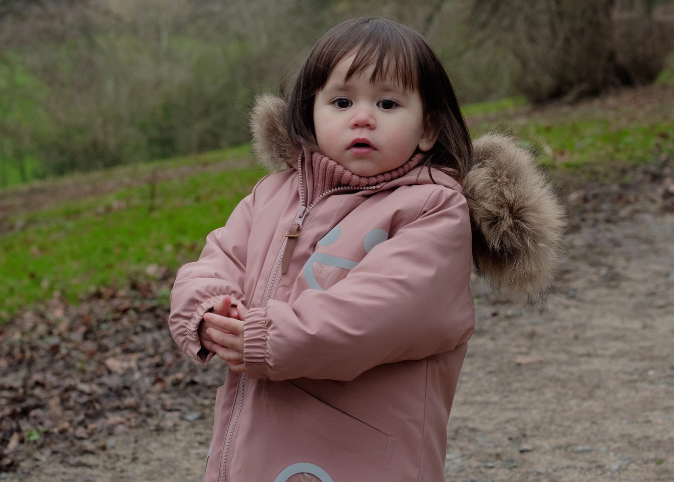 BOXBO WISTITI FLEECE LINED WATERPROOF & SNOWPROOF FUR JACKET FOREST GREEN - baby enRoute