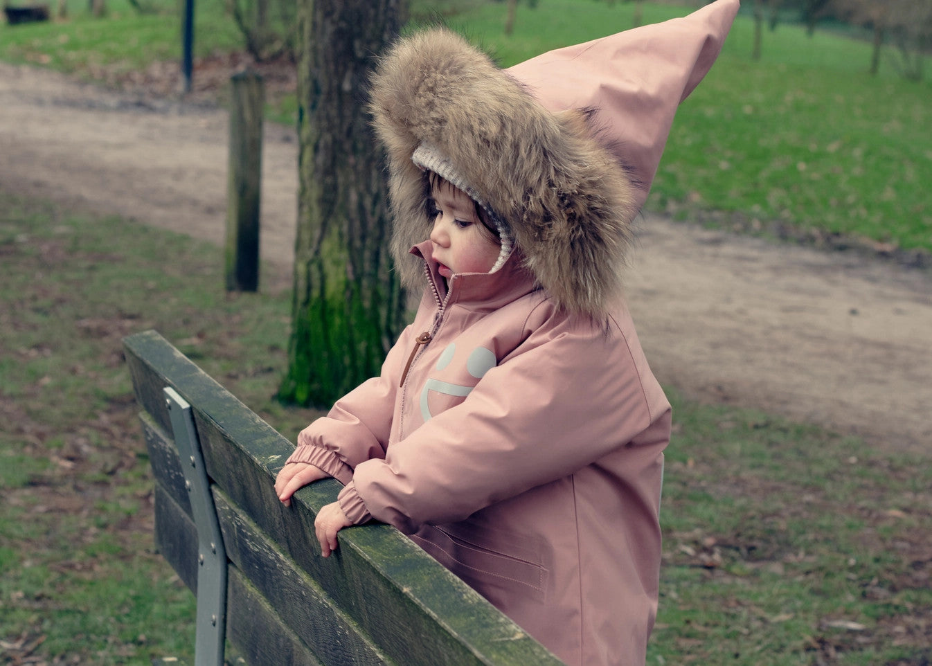 BOXBO WISTITI FLEECE LINED WATERPROOF & SNOWPROOF FUR JACKET MISTY ICE BLUE - baby enRoute