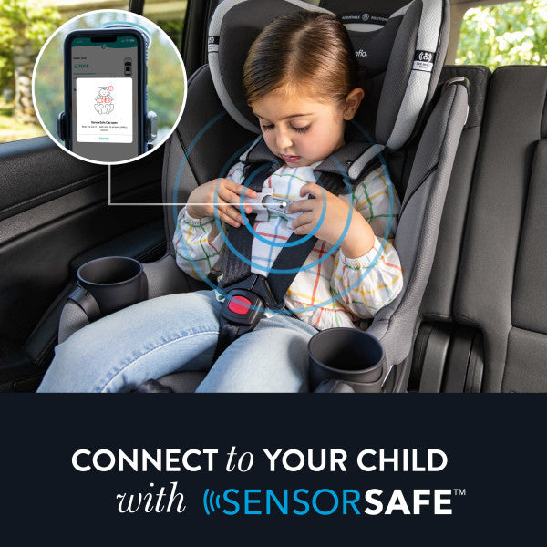 EVENFLO GOLD REVOLVE360 SLIM 2-IN-1 ROTATIONAL CAR SEAT WITH SENSORSAFE