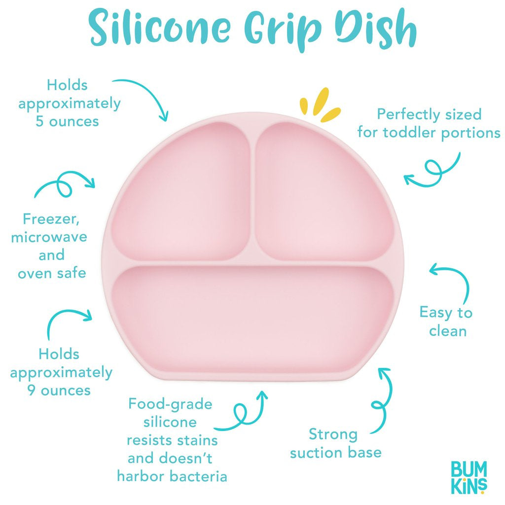 BUMKINS SILICONE GRIP DISH