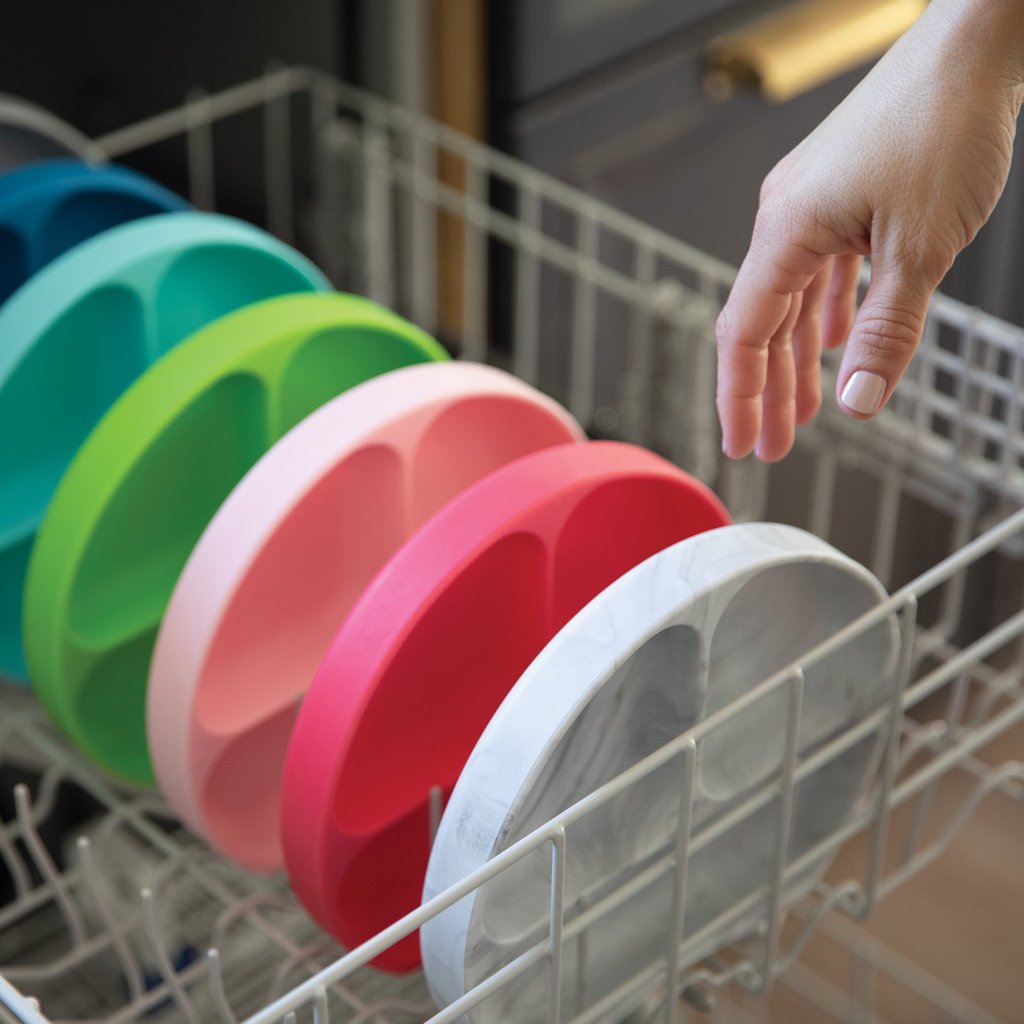 BUMKINS SILICONE GRIP DISH