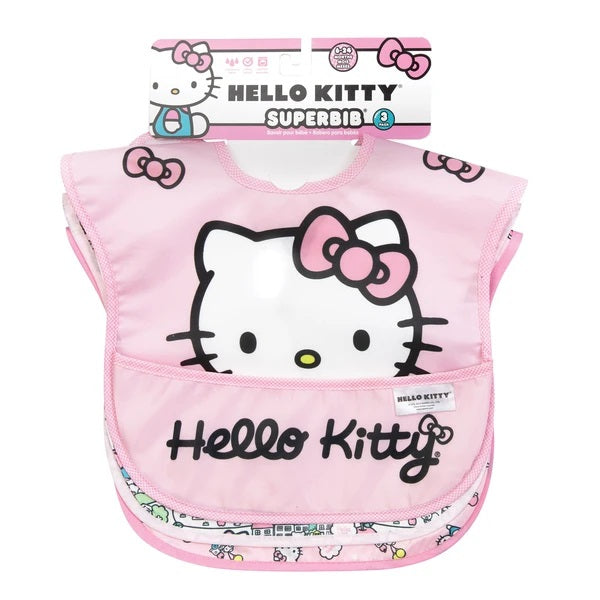 Bumkins Disney Superbib 3pk-Hello Kitty