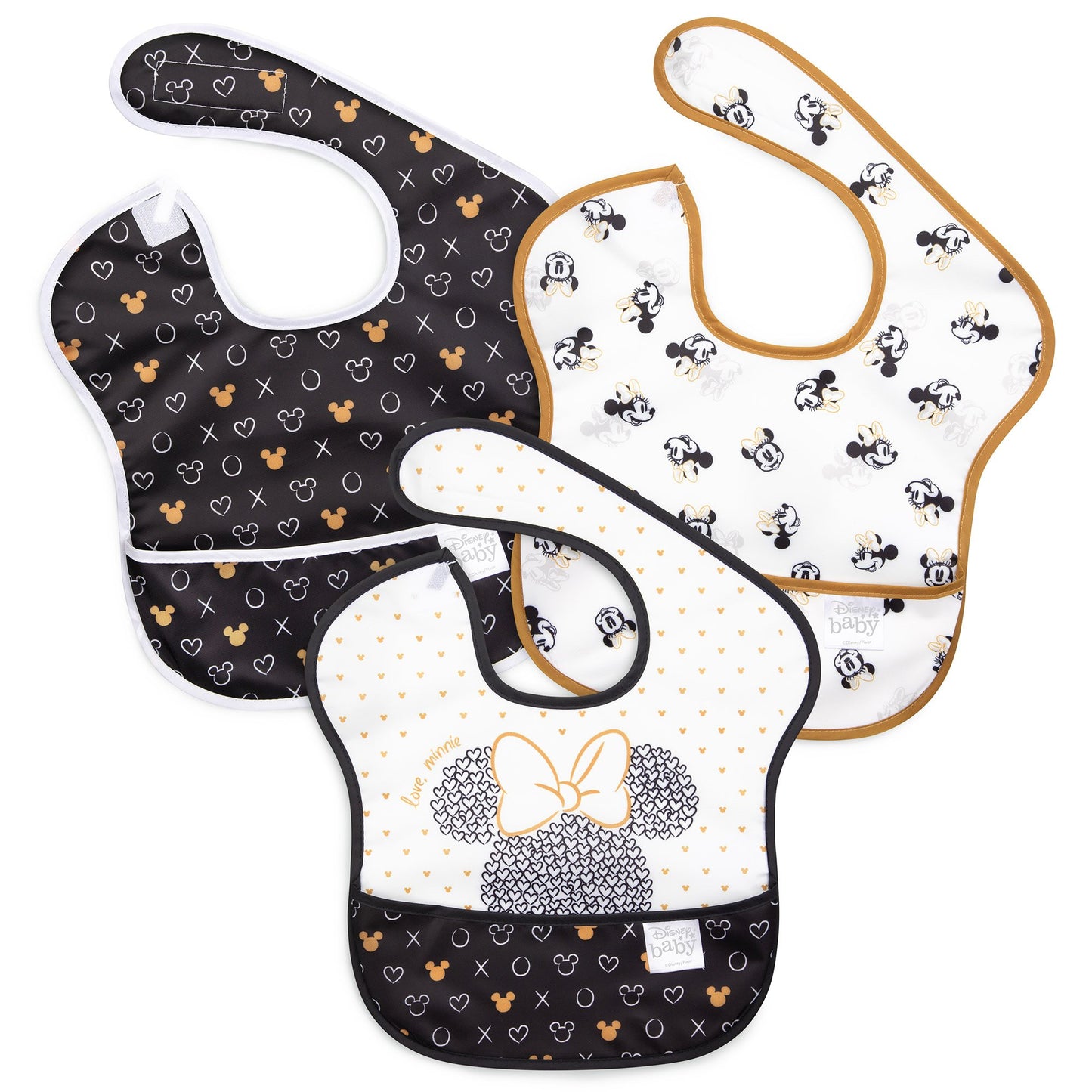 BUMKINS DISNEY SUPERBIB 3PK-LOVE MINNIE - baby enRoute