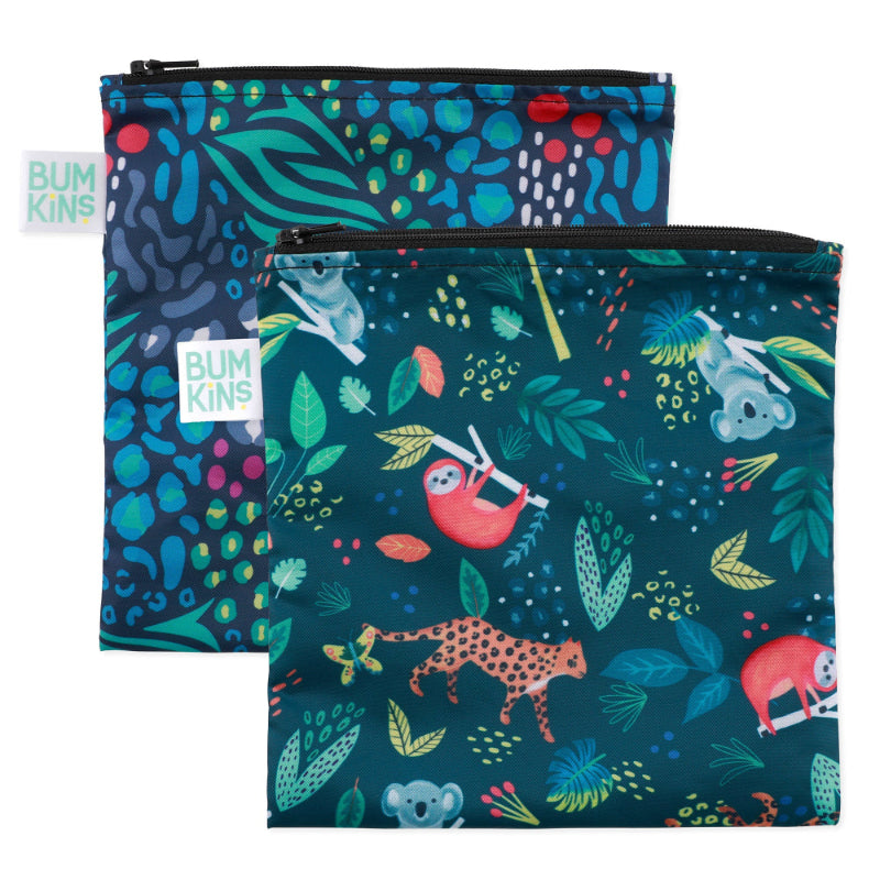 BUMKINS LARGE SNACK BAG 2PK - ALL TOGETHER NOW - baby enRoute